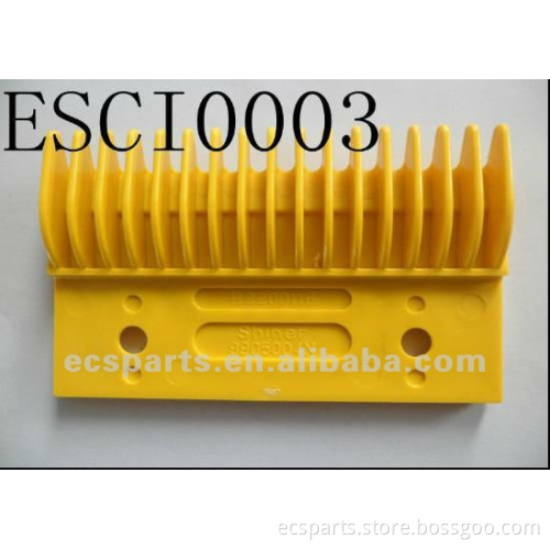 Escalator Spare Hitachi H2200116 Yellow Plastic Comb Plate